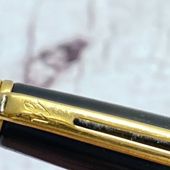 Blue Waterman Ballpoint Pen, Working Perfectly, Attractive Black and Golden Colo - Picture 5 of 10